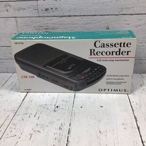 RadioShack Optimus Portable Cassette Recorder CTR-108​​​​​​​​​